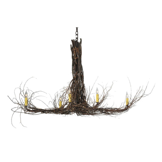 Meyda Lighting Twigs 48 Inch 6 Light Chandelier Cp10585