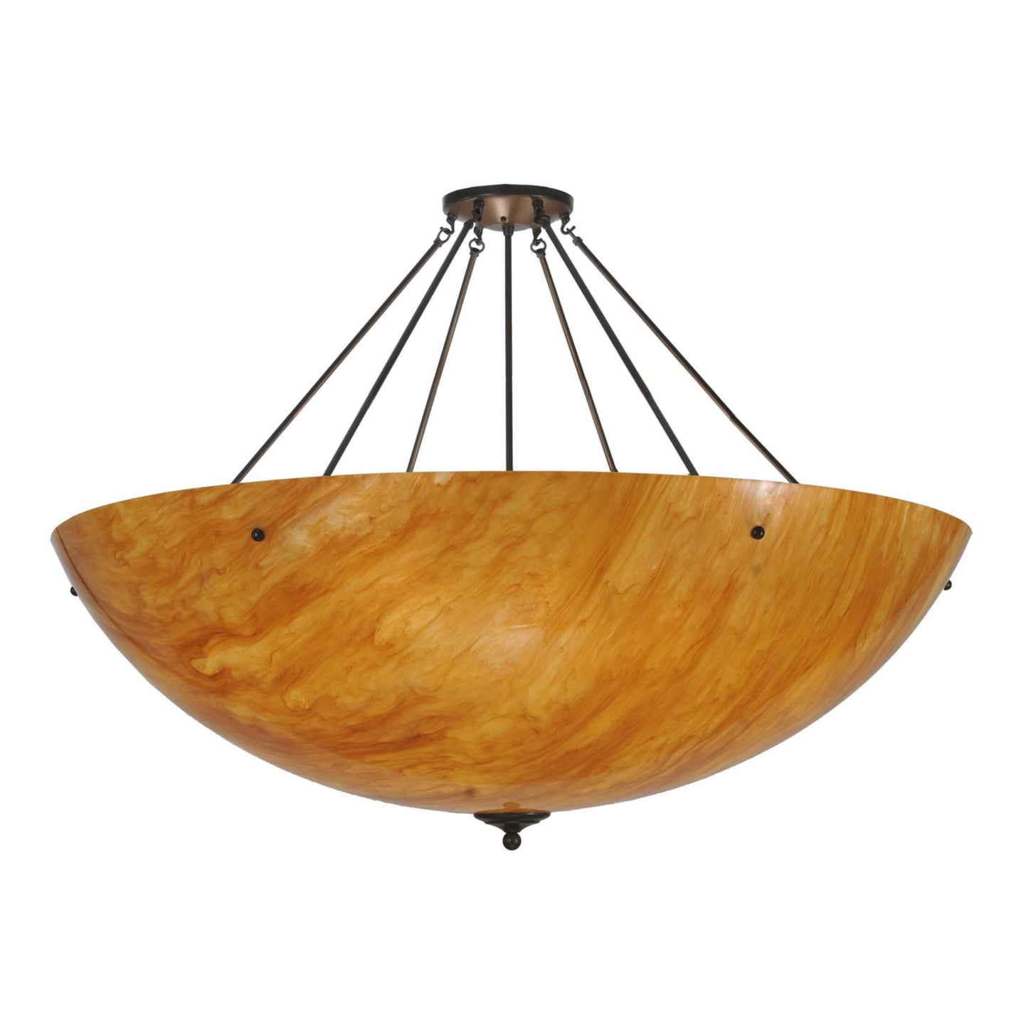 Meyda Lighting 36 Inch 8 Light Semi Flush Mount Cp247870