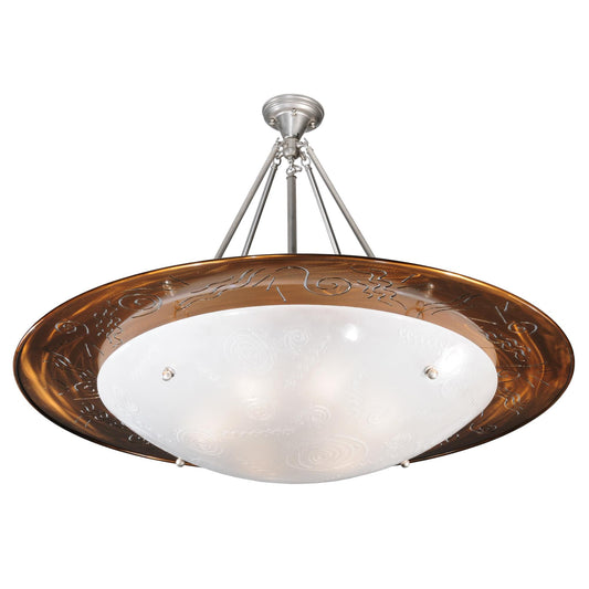 Meyda Lighting Supernova 42 Inch 6 Light Semi Flush Mount Cp11655