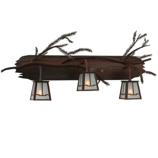 Meyda Lighting Pine Branch Valley View 32 Inch 3 Light Bath Vanity Light Cp11787