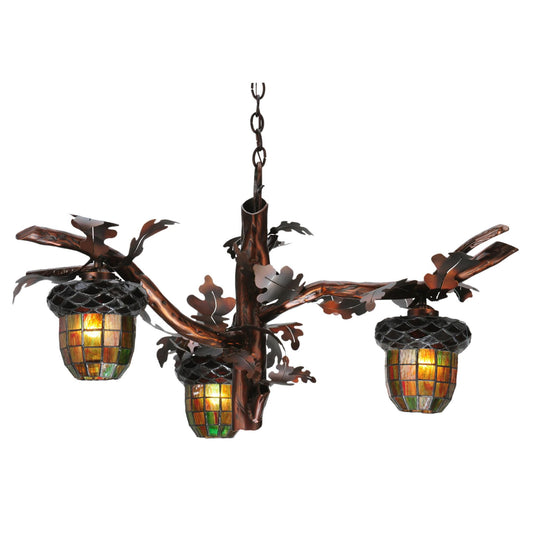 Meyda Lighting Acorn Branch 40 Inch 3 Light Chandelier Cp11986