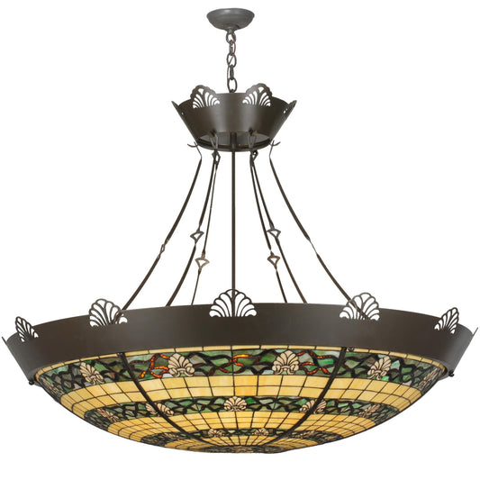 Meyda Lighting Shell And Ribbon 48 Inch Large Pendant Cp11990