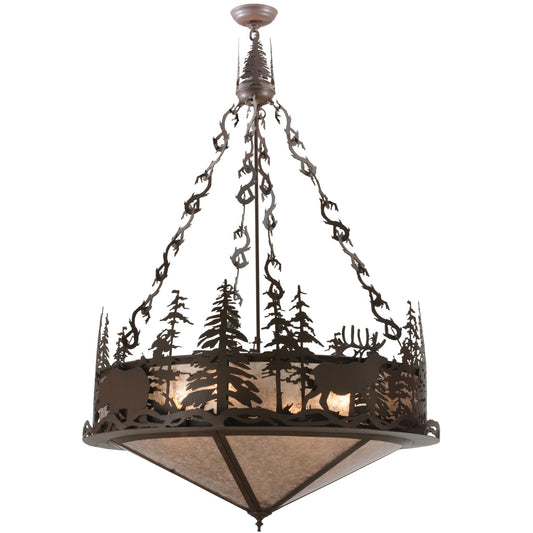 Meyda Lighting Wildlife At Dusk 38 Inch Large Pendant Cp12290