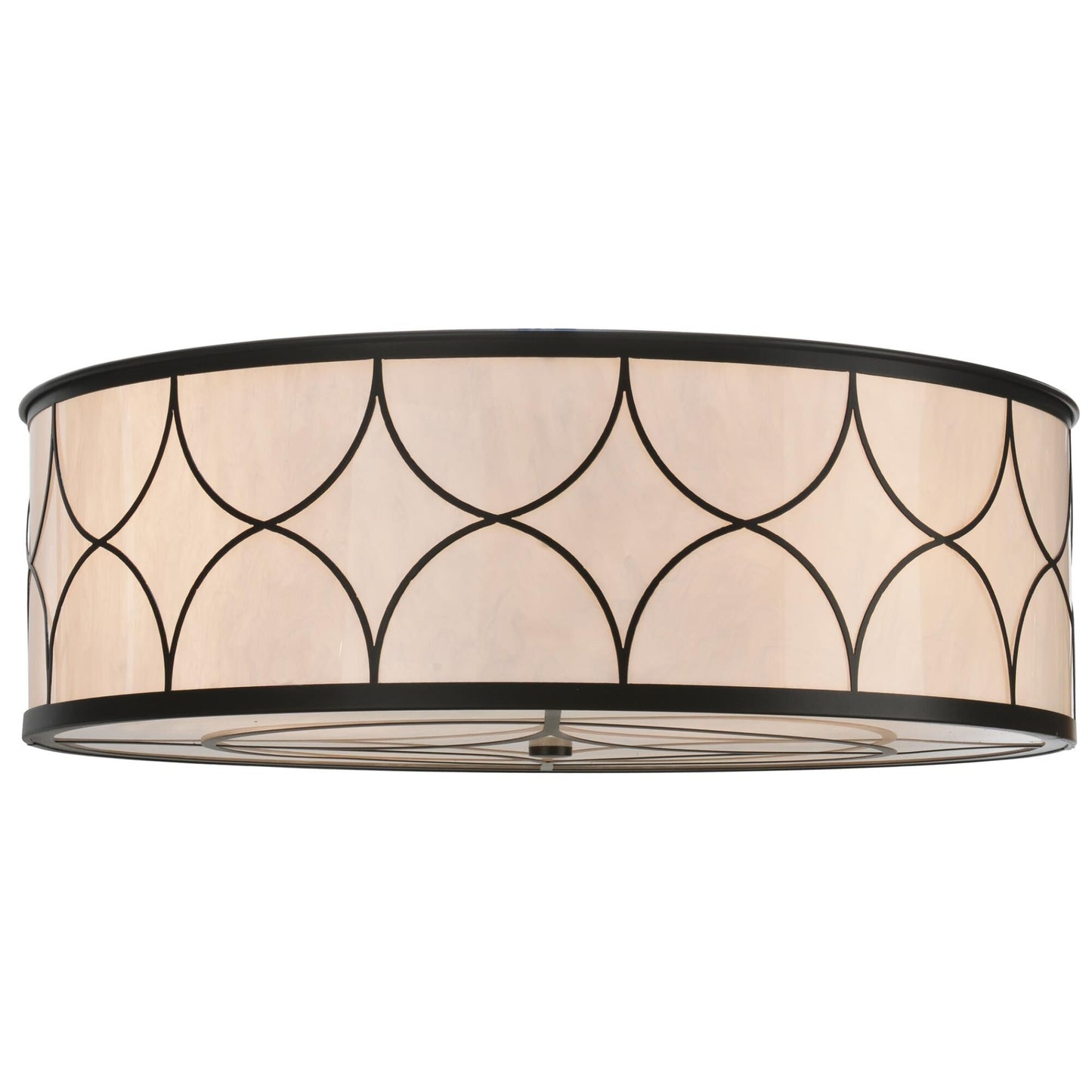 Meyda Lighting Cilindro Deco 36 Inch 4 Light Flush Mount Cp12330