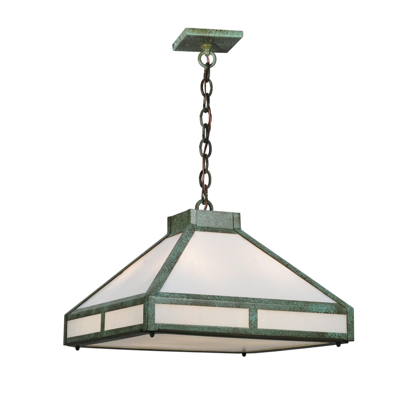 Meyda Lighting T Mission 25 Inch Large Pendant Cp12358