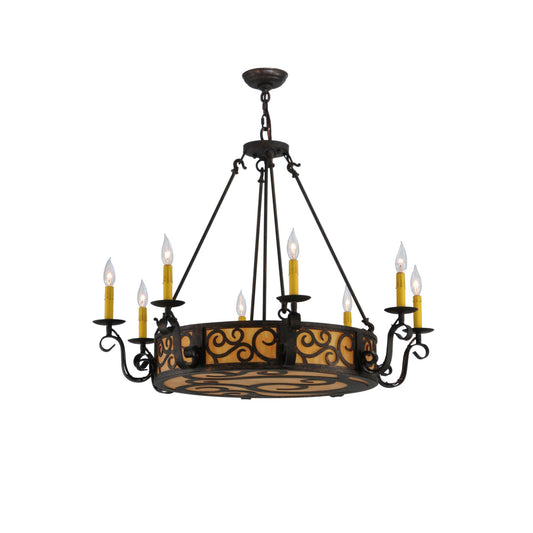 Meyda Lighting Delano 36 Inch 2 Light Chandelier Cp744234