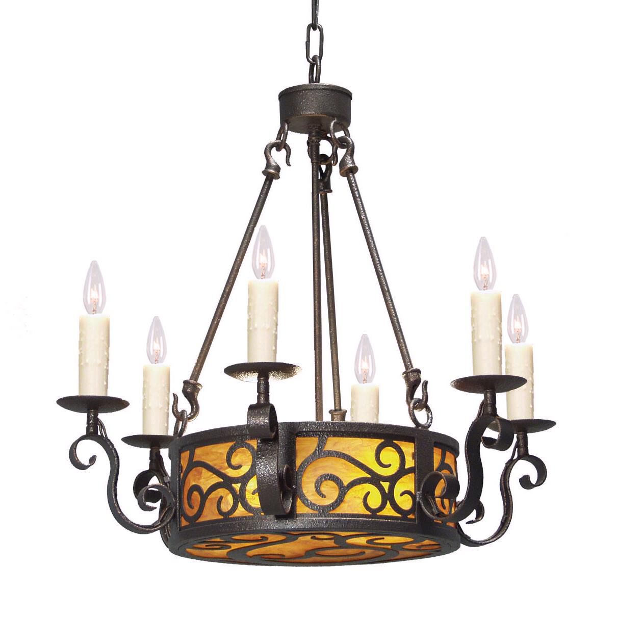 Meyda Lighting Delano 24 Inch 2 Light Chandelier Cp744123