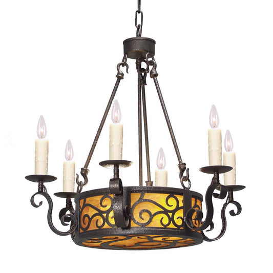 Meyda Lighting Delano 24 Inch 2 Light Chandelier Cp744123