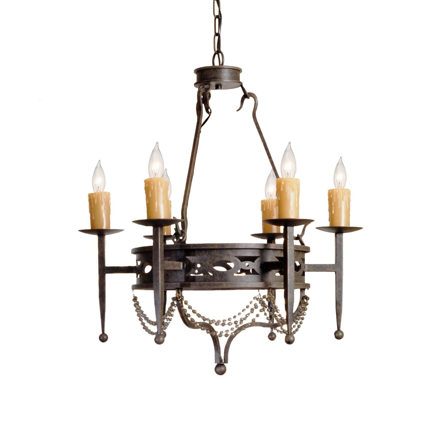 Meyda Lighting Jasmine 28 Inch Chandelier Cp744202