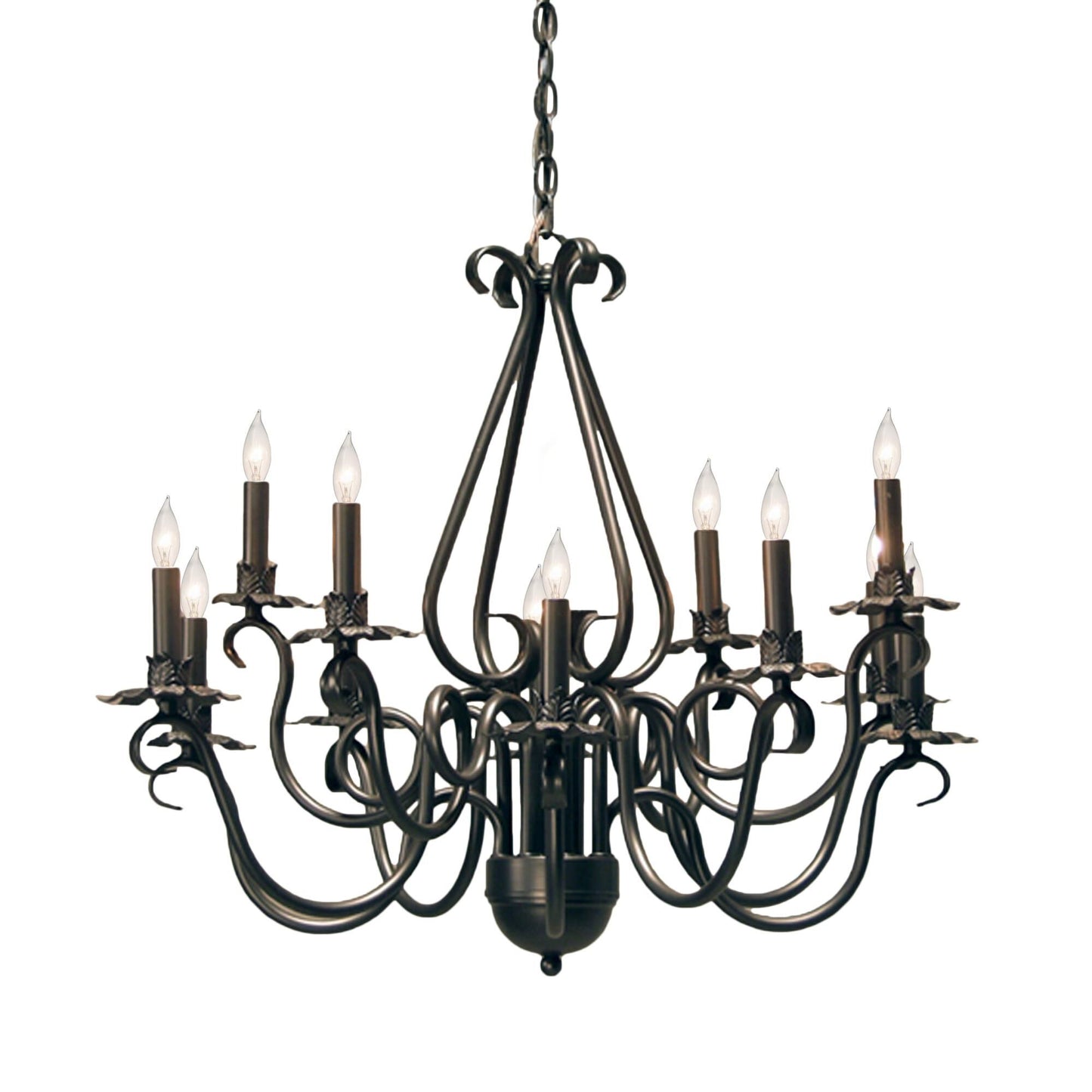 Meyda Lighting Caleb 30 Inch 2 Light Chandelier Cp744136