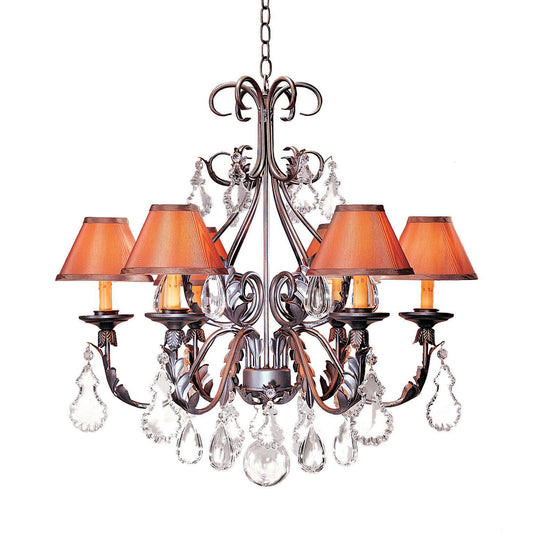 Meyda Lighting French Elegance 28 Inch 2 Light Chandelier Cp744194