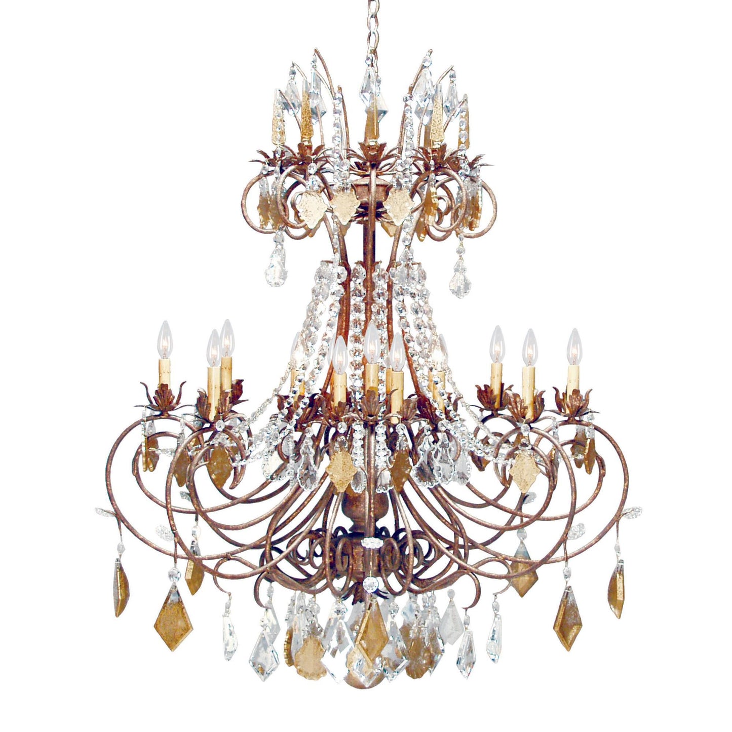 Meyda Lighting Minuet 42 Inch 2 Light Chandelier Cp744465