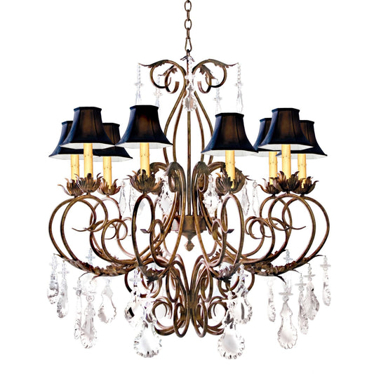 Meyda Lighting Felicia 42 Inch 2 Light Chandelier Cp744324