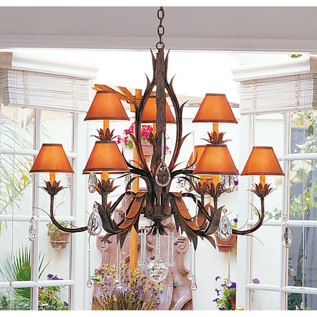 Meyda Lighting Slenderleaf 36 Inch 2 Light Chandelier Cp744289