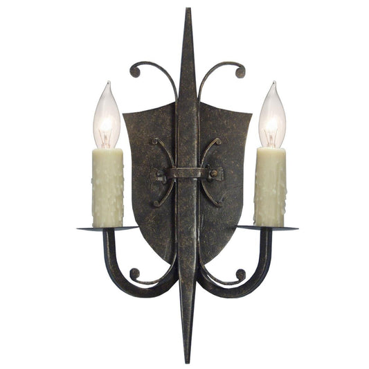 Meyda Lighting Shield 14 Inch Wall Sconce Cp746855