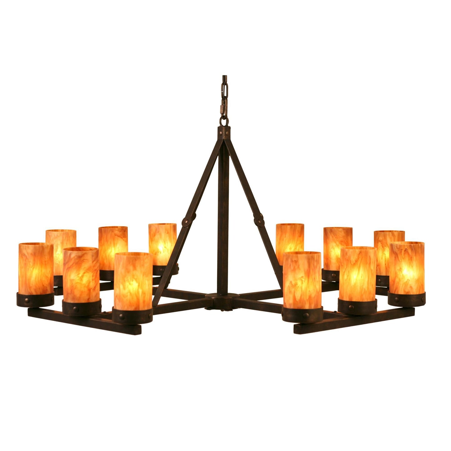 Meyda Lighting Parker 48 Inch 9 Light Chandelier Cp744134