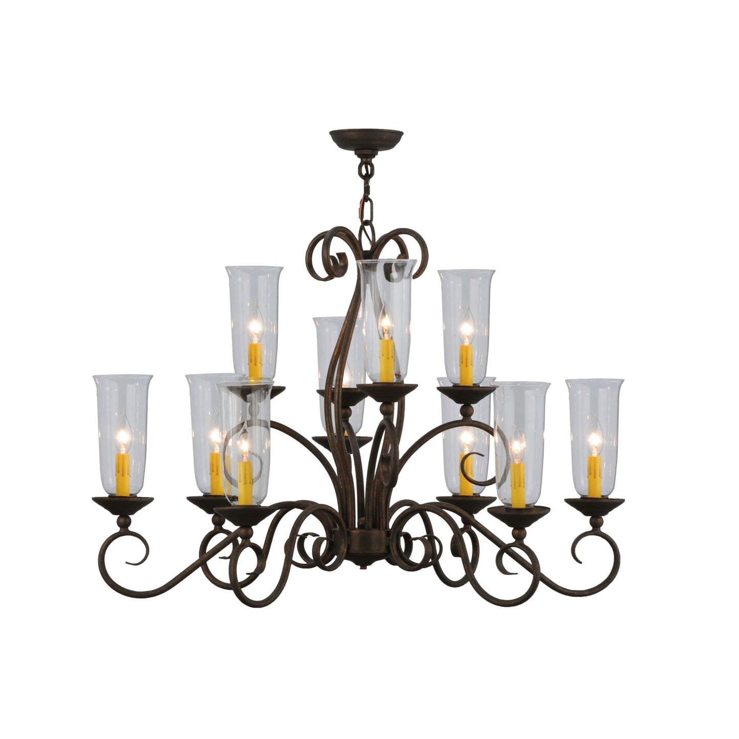 Meyda Lighting 36 Inch 10 Light Mini Chandelier Cp247919