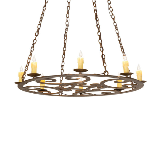 Meyda Lighting Ashley 42 Inch 2 Light Chandelier Cp744088