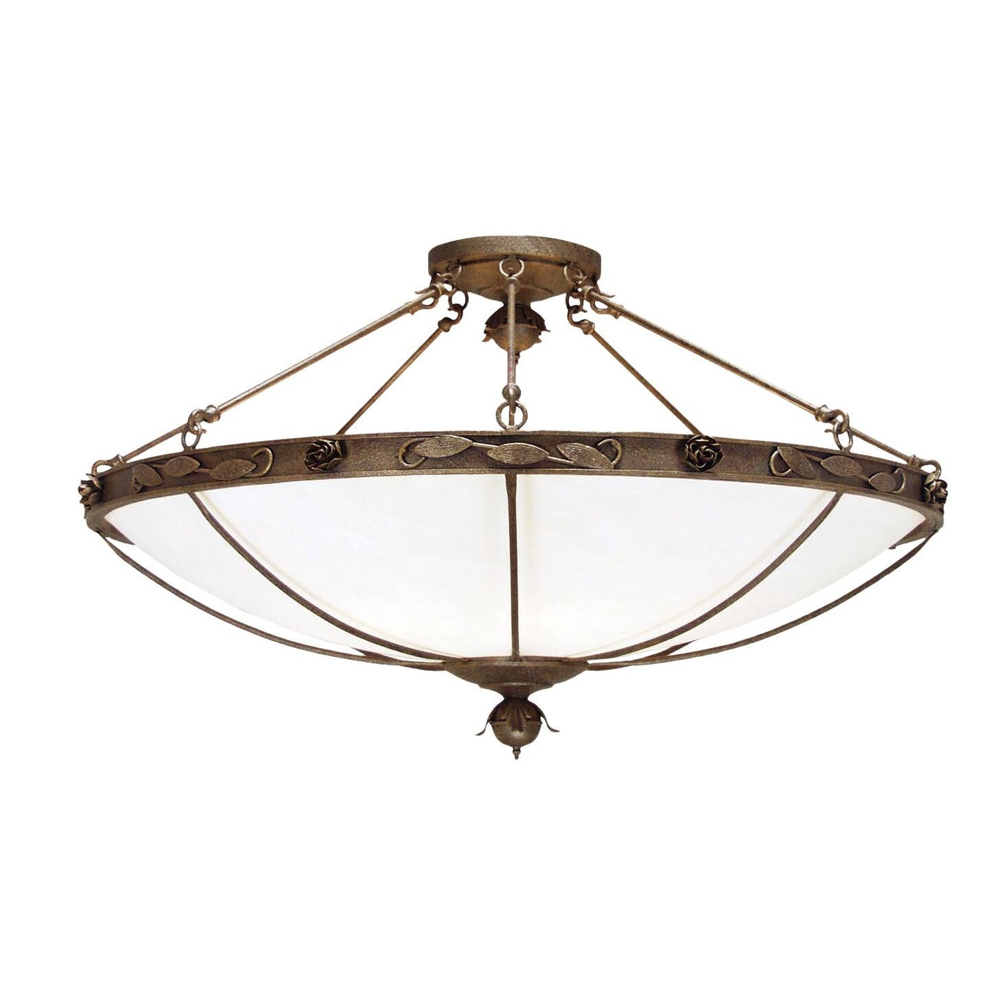 Meyda Lighting Arabesque 48 Inch 8 Light Semi Flush Mount Cp746152