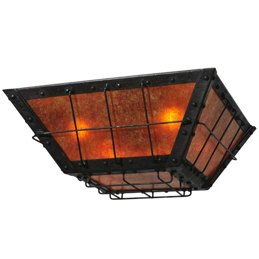 Meyda Lighting Vostok 22 Inch 4 Light Flush Mount Cp12703