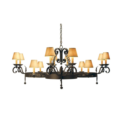 Meyda Lighting Andorra 60 Inch 4 Light Chandelier Cp744150