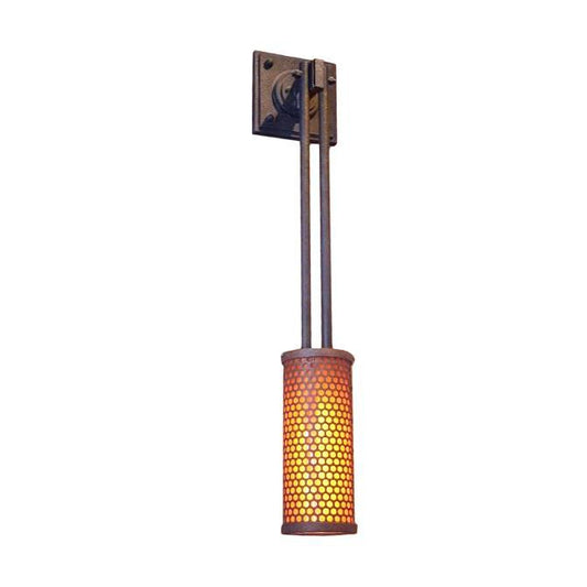 Meyda Lighting Perforated Cylinder 48 Inch Wall Sconce Cp747286