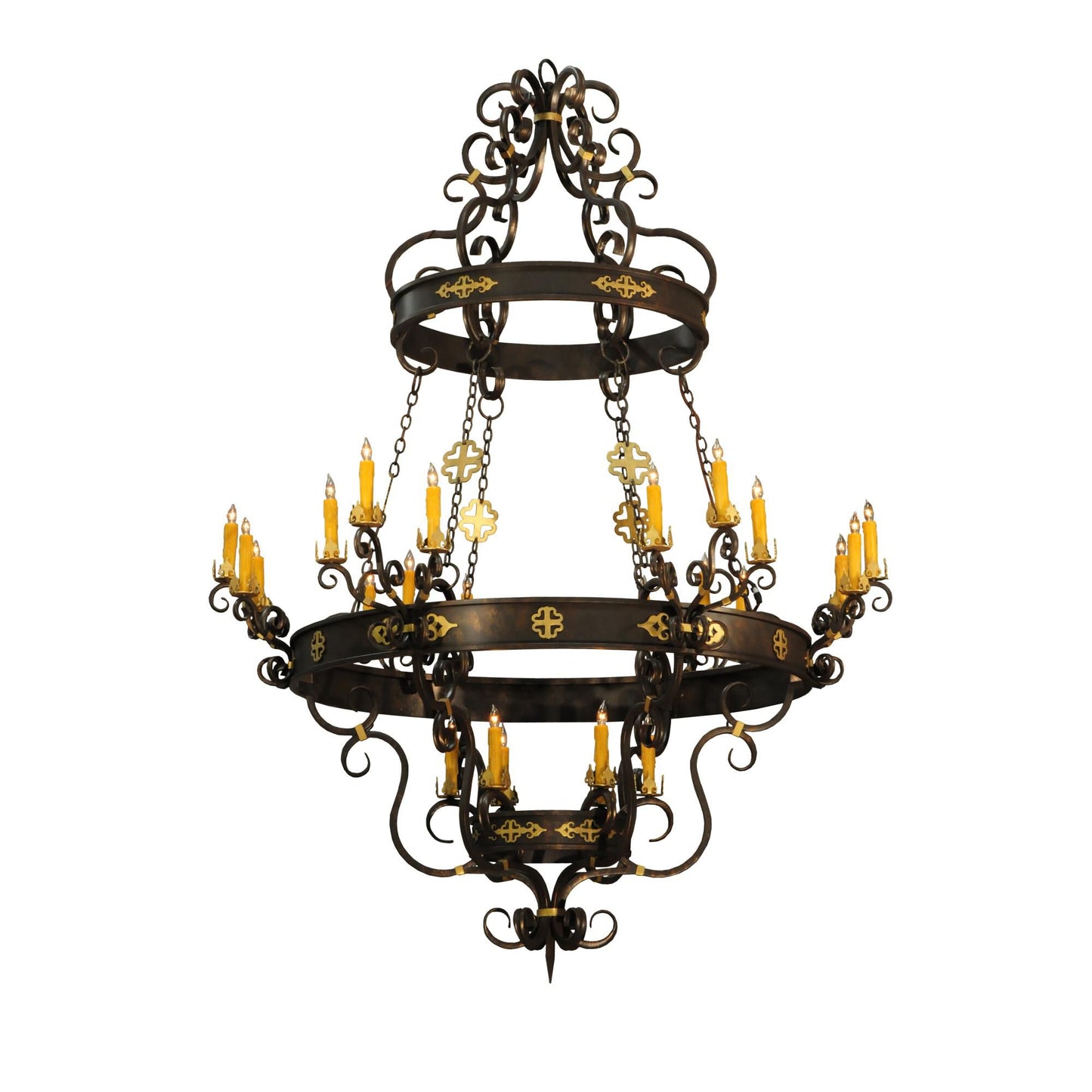 Meyda Lighting Santino 72 Inch 24 Light Chandelier Cp12810