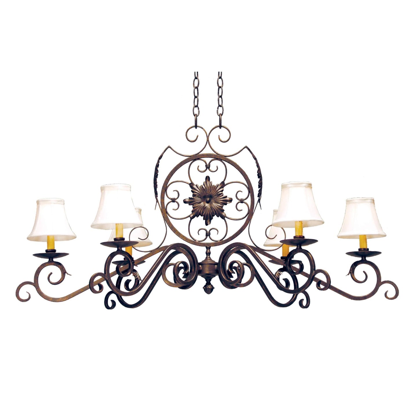 Meyda Lighting Christabel 15 Inch 6 Light Mini Chandelier Cp747326