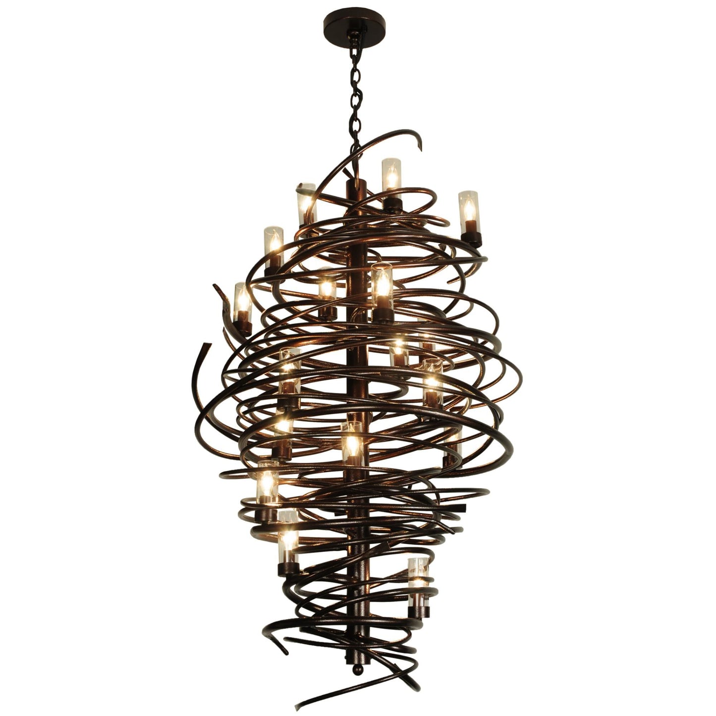 Meyda Lighting Centric 30 Inch 18 Light Chandelier Cp13046