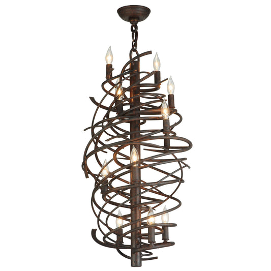 Meyda Lighting Cyclone 24 Inch 9 Light Chandelier Cp744268