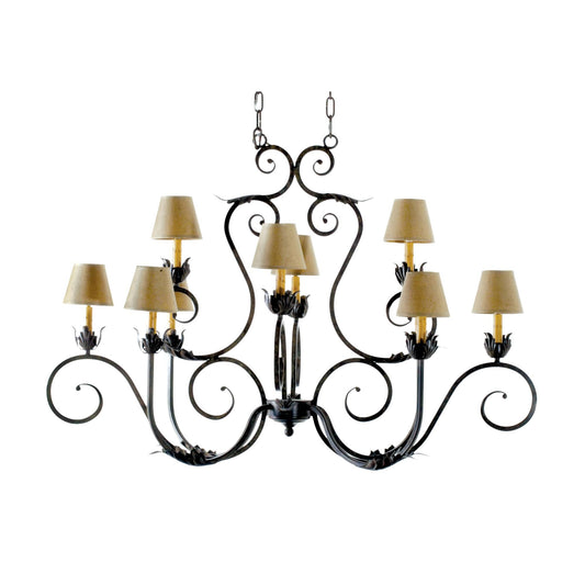 Meyda Lighting Claire 48 Inch 2 Light Chandelier Cp744217