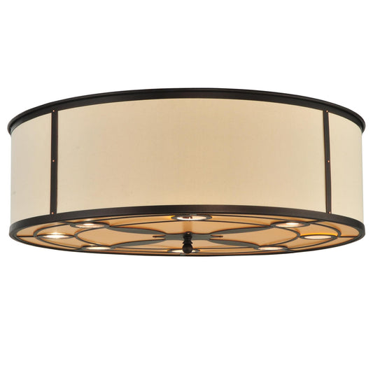 Meyda Lighting Cilindro Valence 30 Inch 8 Light Flush Mount Cp13363