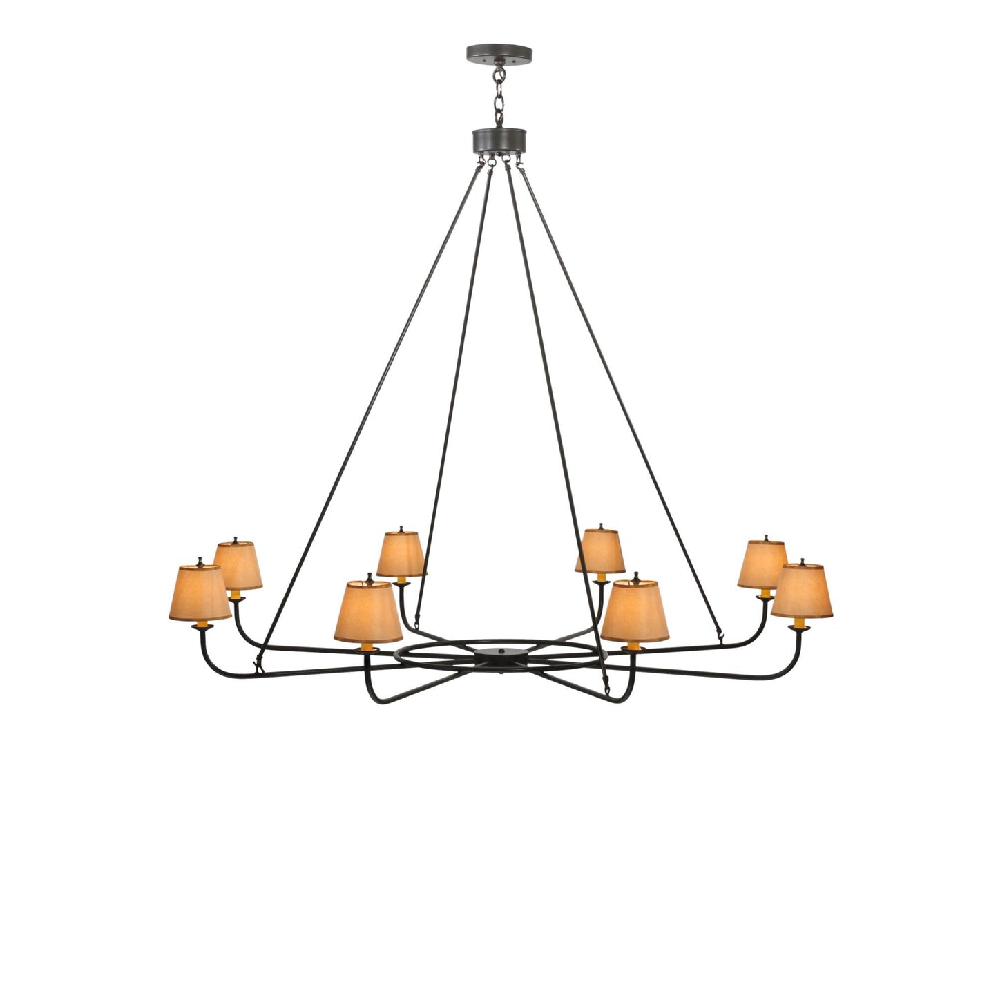 Meyda Lighting Brach Ring 62 Inch 8 Light Chandelier Cp13376