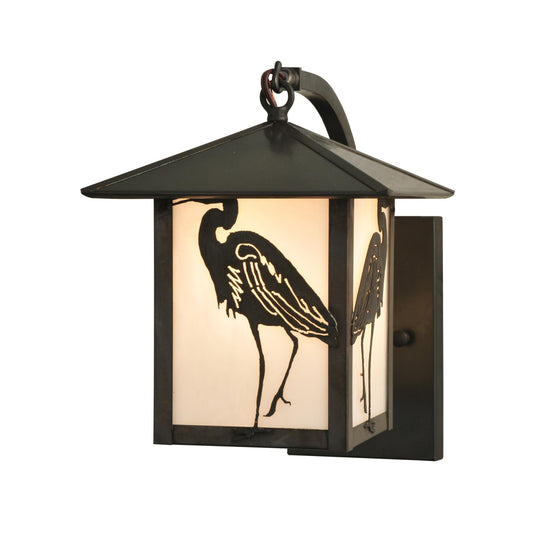 Meyda Lighting Seneca Heron 11 Inch Wall Sconce Cp13398