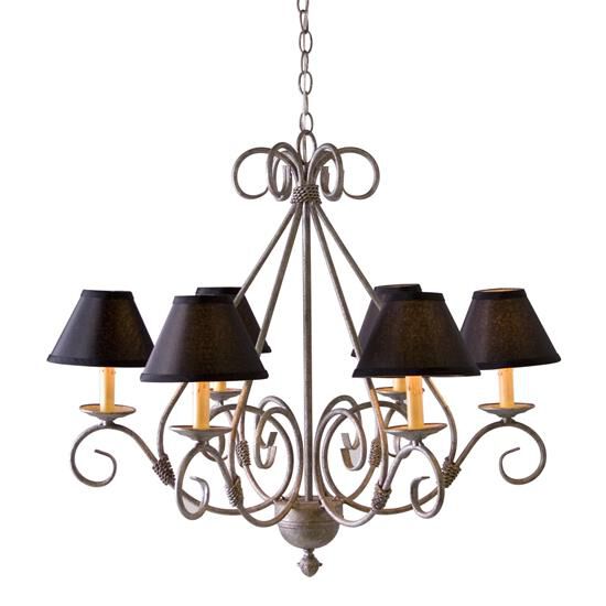 Meyda Lighting Olivia 30 Inch 6 Light Chandelier Cp744177