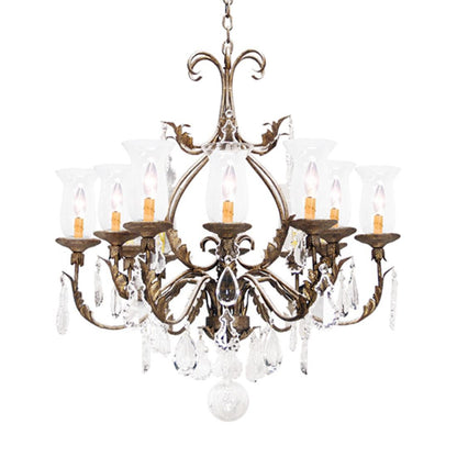 Meyda Lighting French Elegance 36 Inch 2 Light Chandelier Cp744288