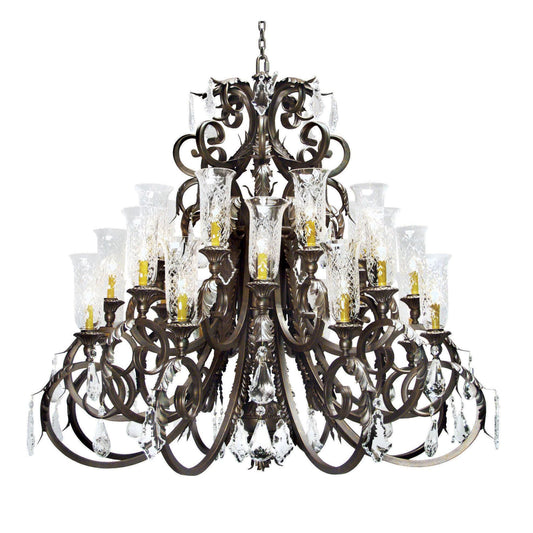 Meyda Lighting Serratina 54 Inch 24 Light Chandelier Cp744377