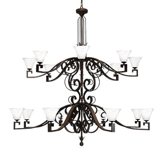 Meyda Lighting Noah 72 Inch 28 Light Chandelier Cp744527