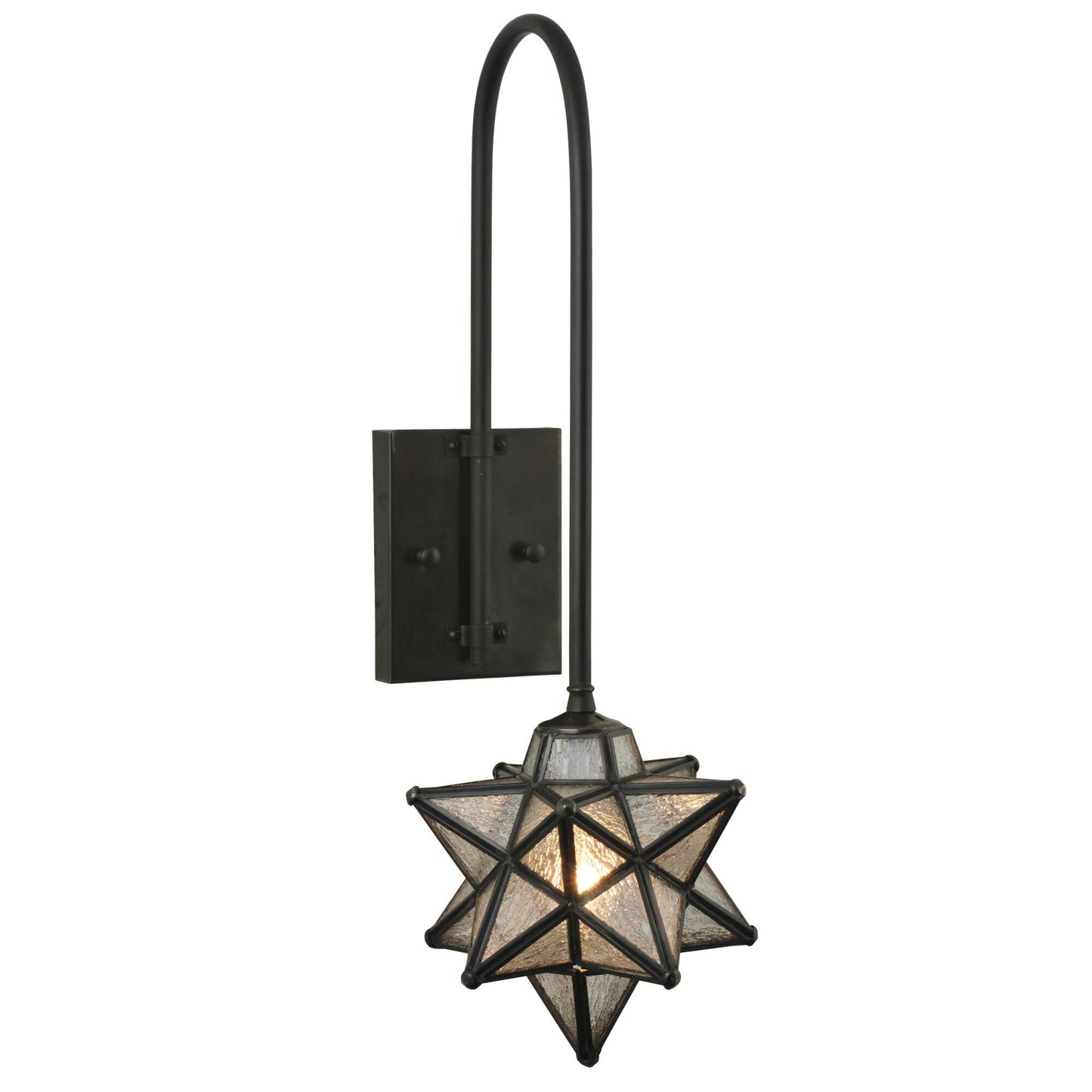 Meyda Lighting Moravian Star Seedy 24 Inch Wall Sconce Cp13609