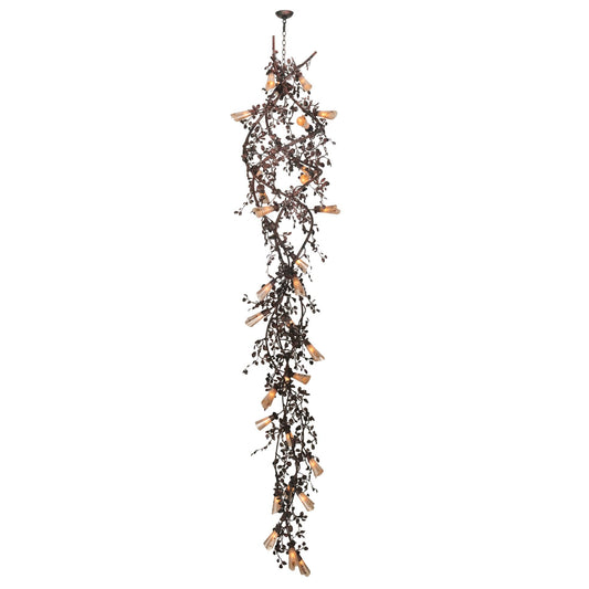 Meyda Lighting Vinca Vine 40 Inch 30 Light Chandelier Cp13715