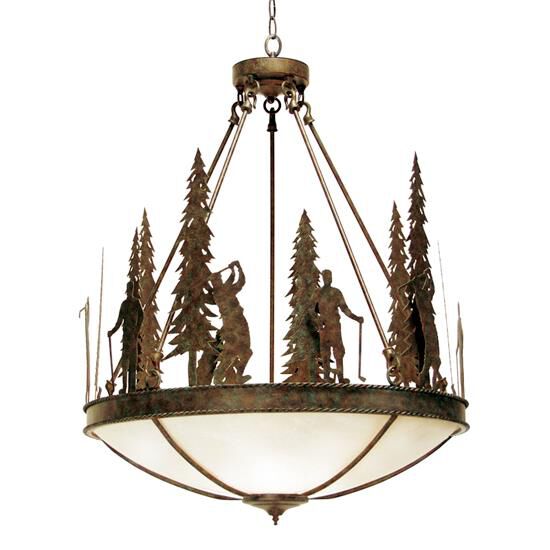 Meyda Lighting Ironwood 30 Inch Large Pendant Cp745412