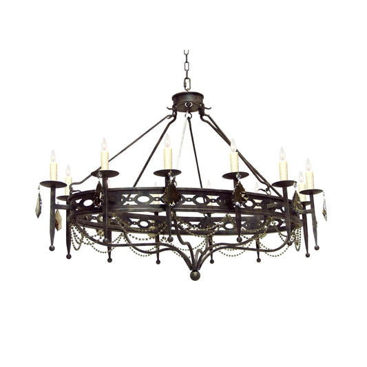 Meyda Lighting Jasmine 60 Inch 8 Light Chandelier Cp744282