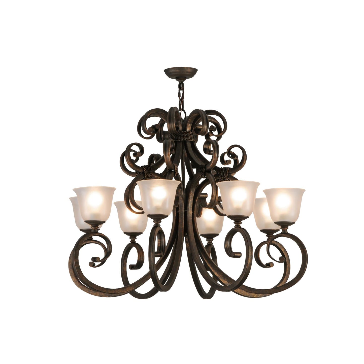 Meyda Lighting 36 Inch 8 Light Chandelier Cp248008