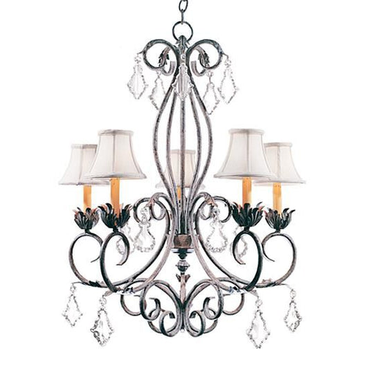 Meyda Lighting Felicia 28 Inch 4 Light Chandelier Cp744247