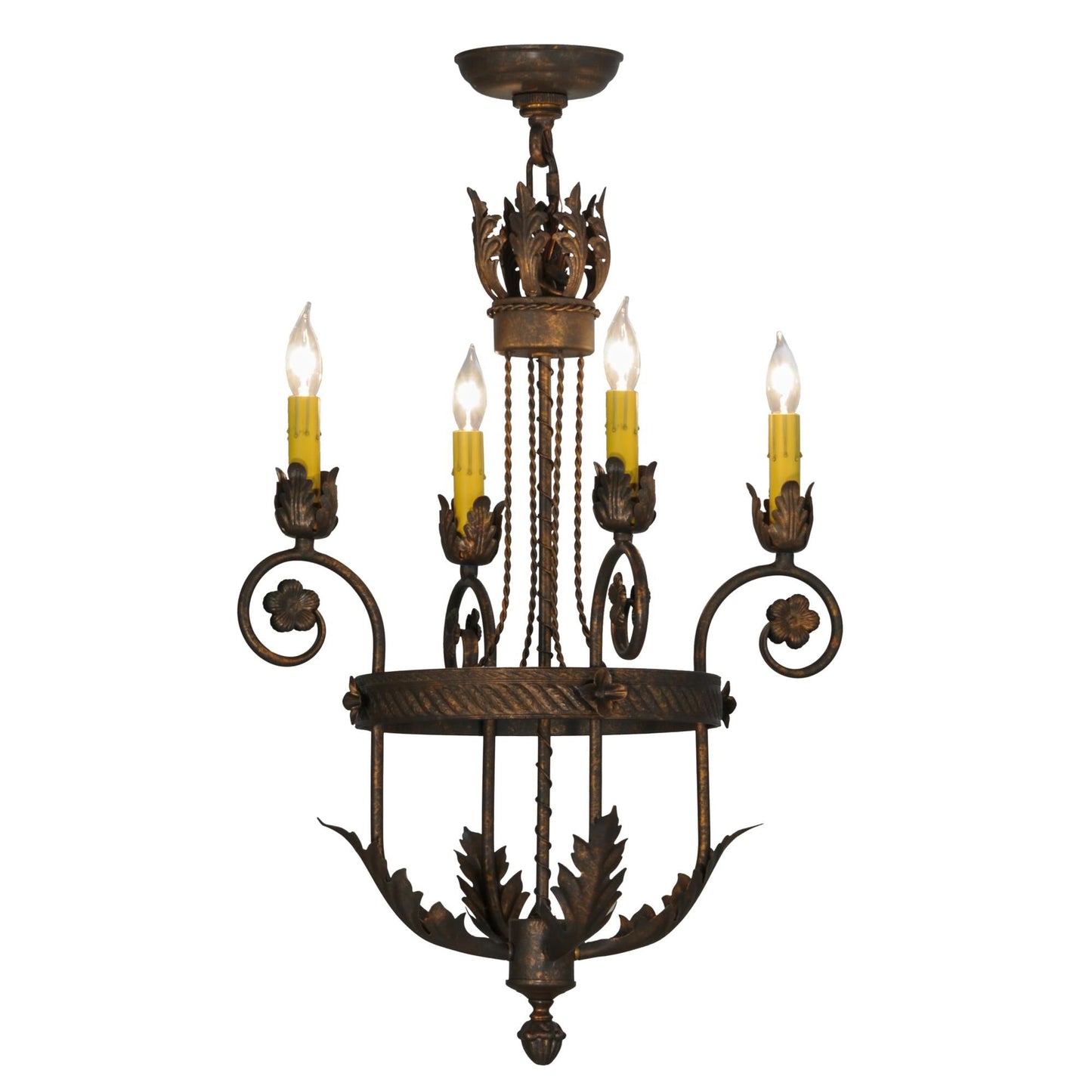 Meyda Lighting 18 Inch 4 Light Mini Chandelier Cp248017