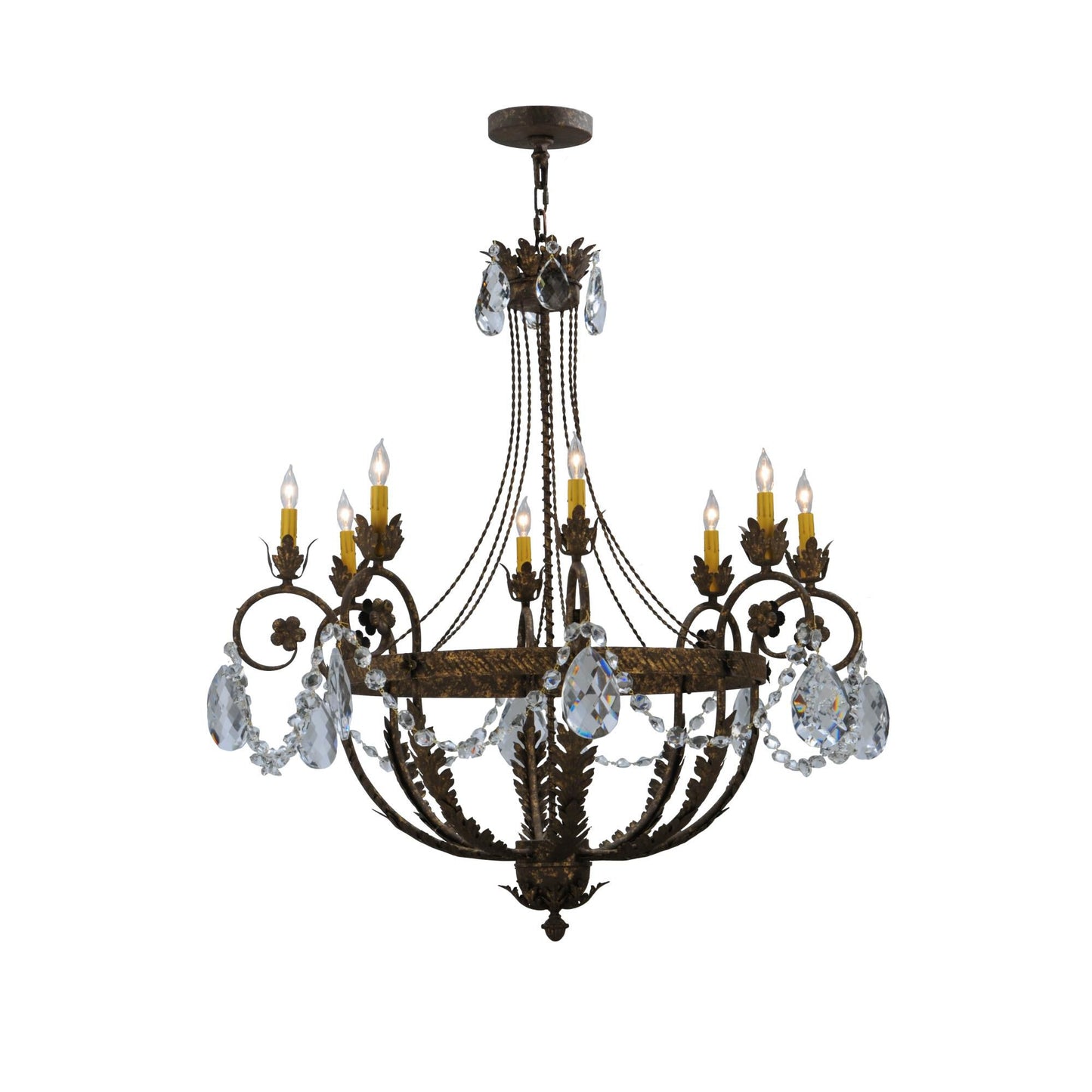 Meyda Lighting 39 Inch 8 Light Chandelier Cp248019