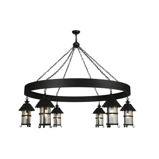 Meyda Lighting Rutland 65 Inch 6 Light Chandelier Cp13973