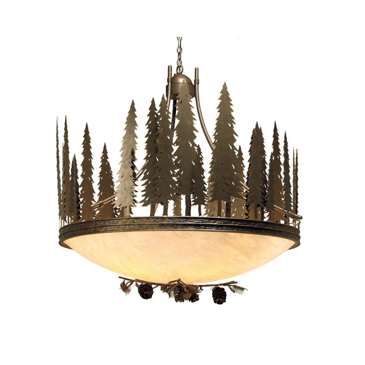 Meyda Lighting Towering Pines 48 Inch Large Pendant Cp745518