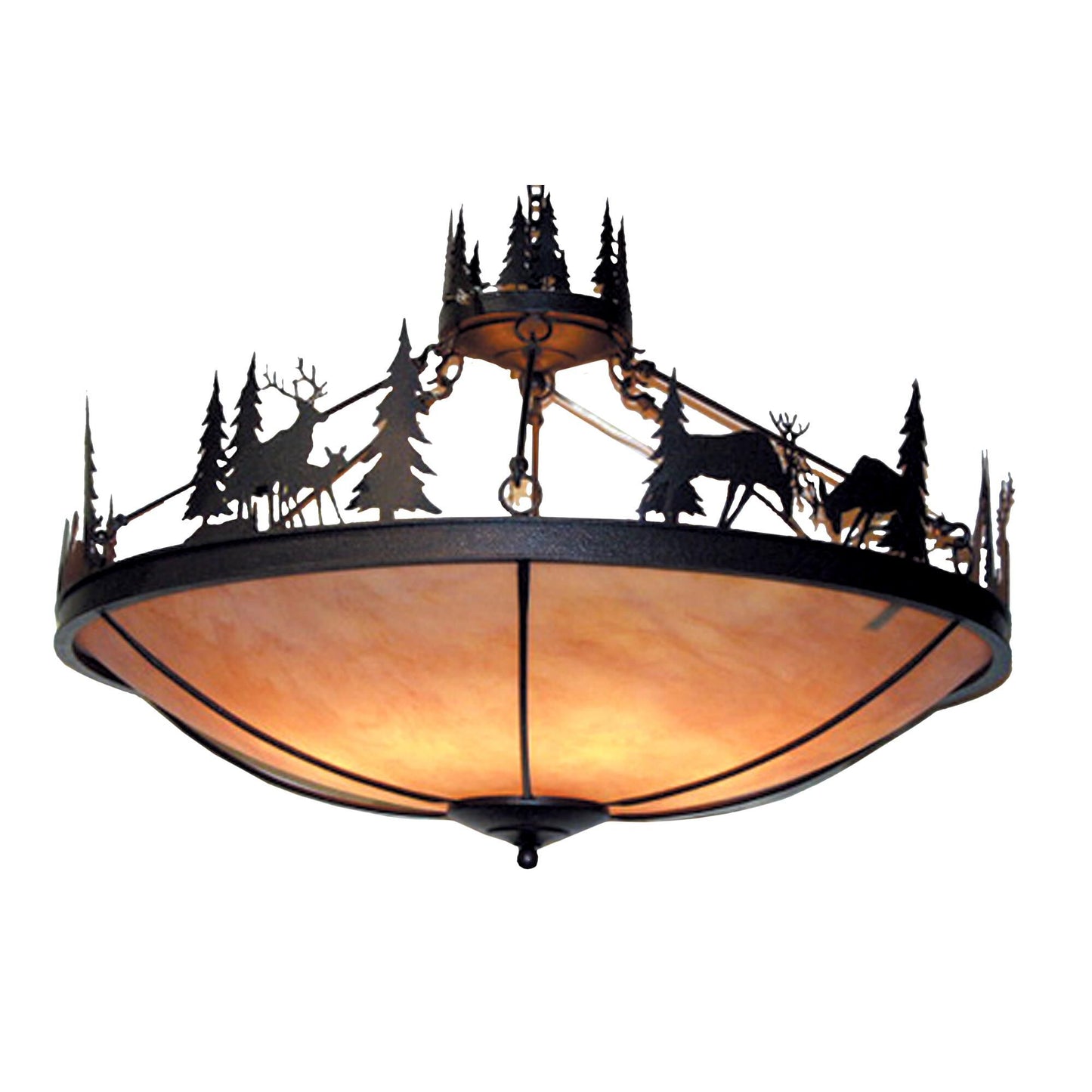 Meyda Lighting Woodland 48 Inch Large Pendant Cp745398