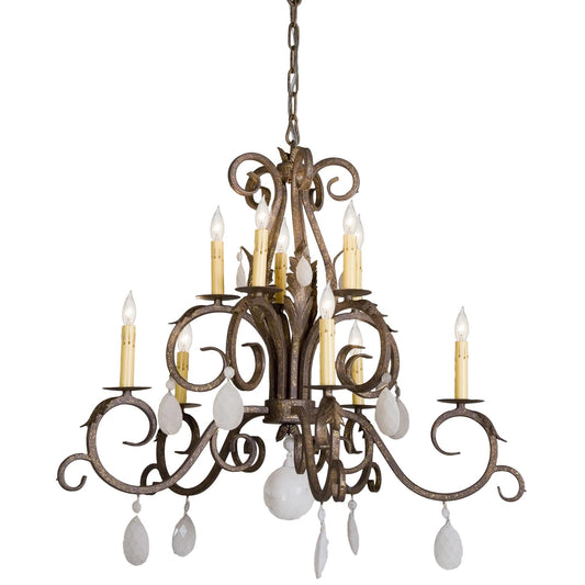 Meyda Lighting Anassa 32 Inch 12 Light Chandelier Cp744178